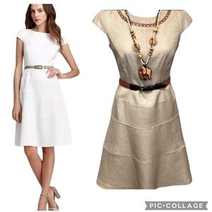 Ann Klein Fit And Flare Dress